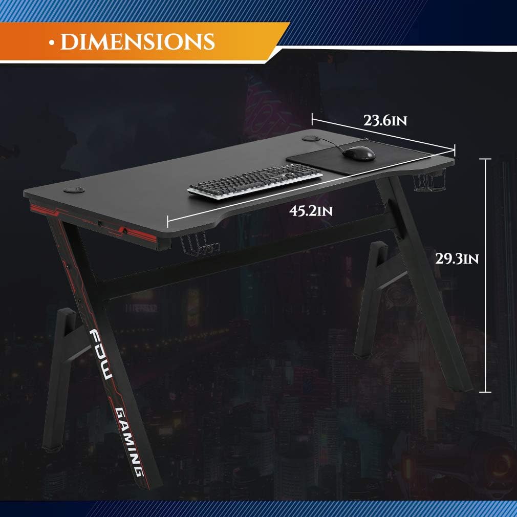 Elevate Your Workspace with a Modern Gaming &amp; Office Desk