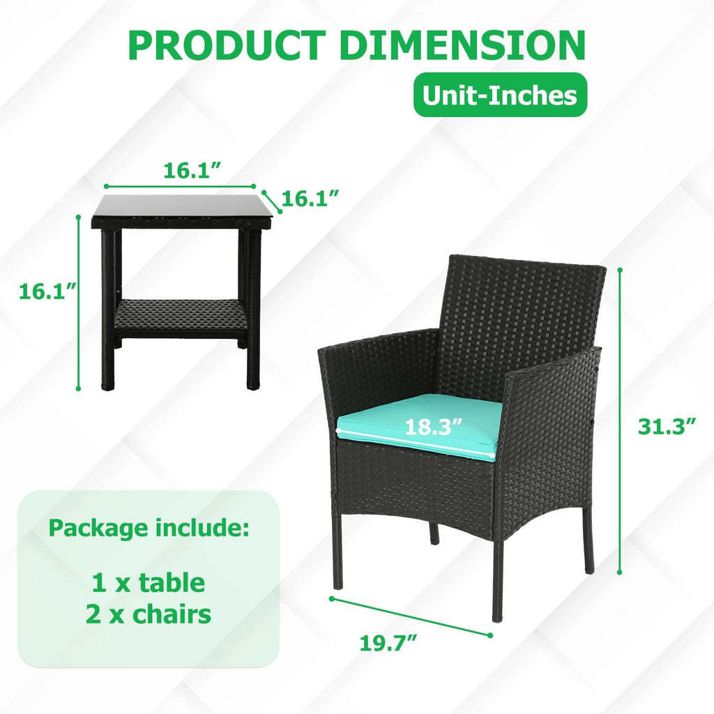 Outdoor Sectional Patio Set Comfortable Garden Conversation Sofa