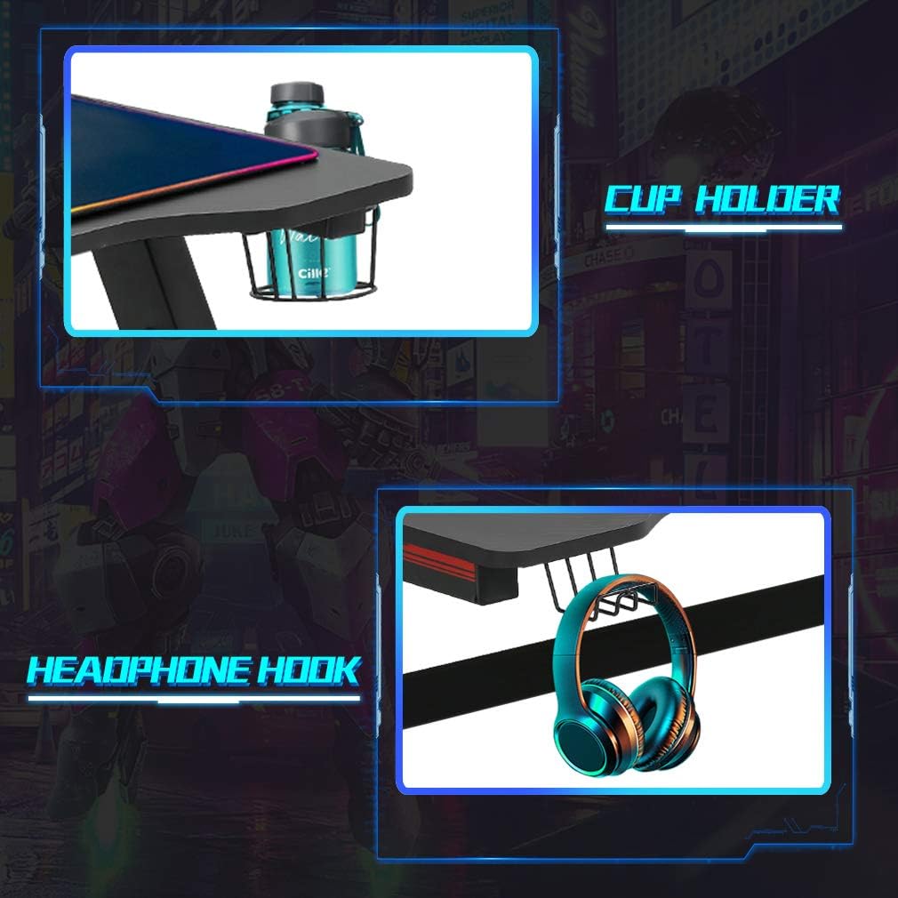 Elevate Your Workspace with a Modern Gaming &amp; Office Desk