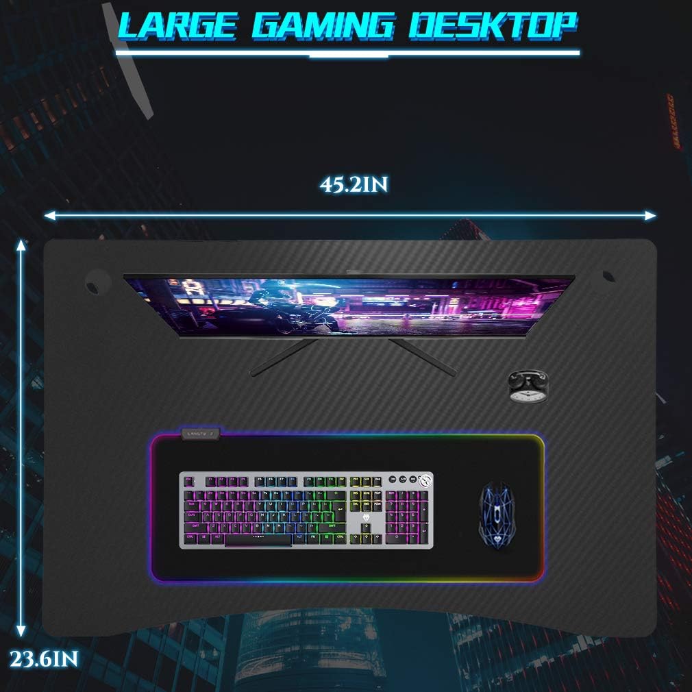 Elevate Your Workspace with a Modern Gaming &amp; Office Desk