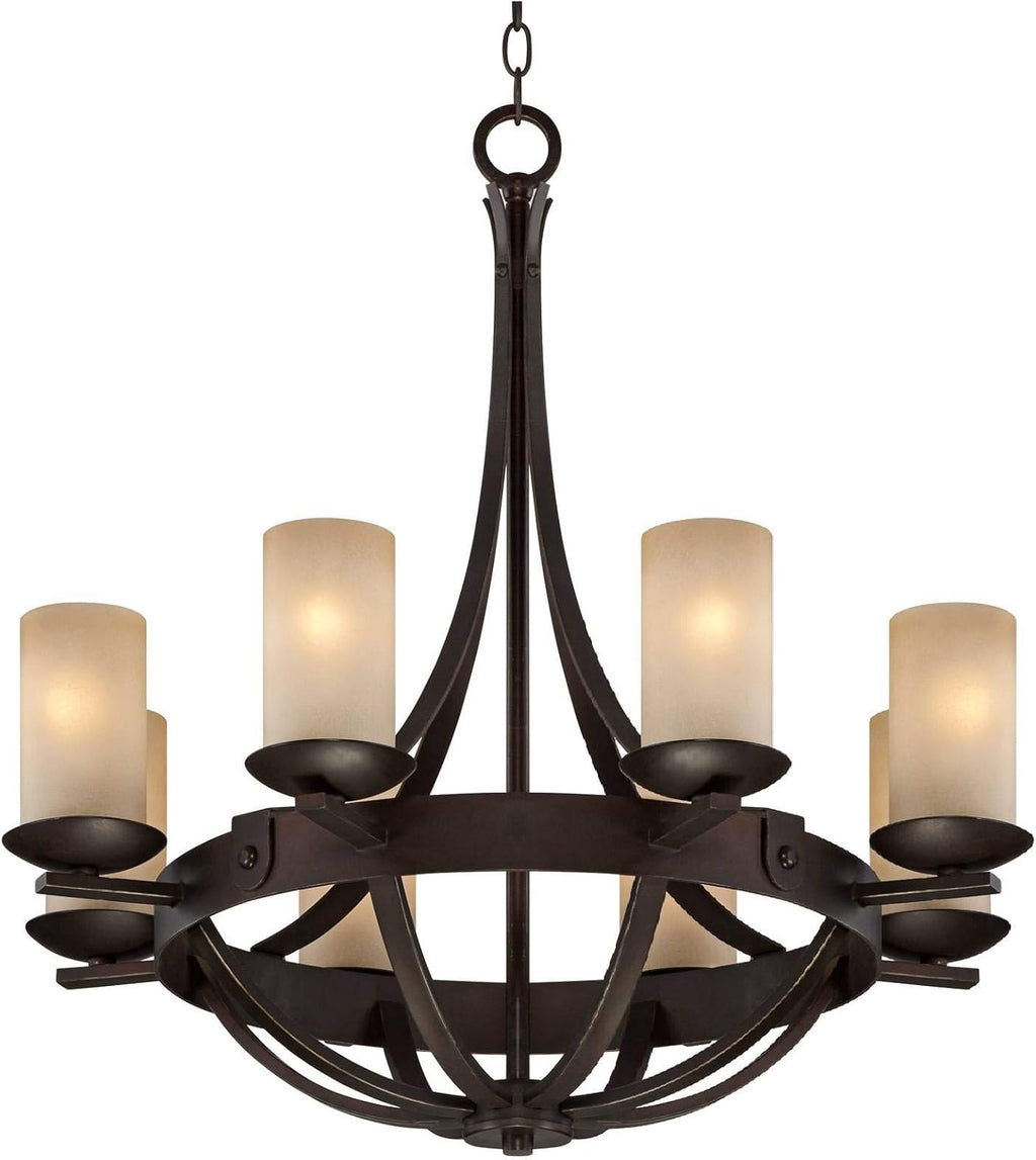 Vintage Glass Chandelier Ceiling Light Elegant Home Lighting