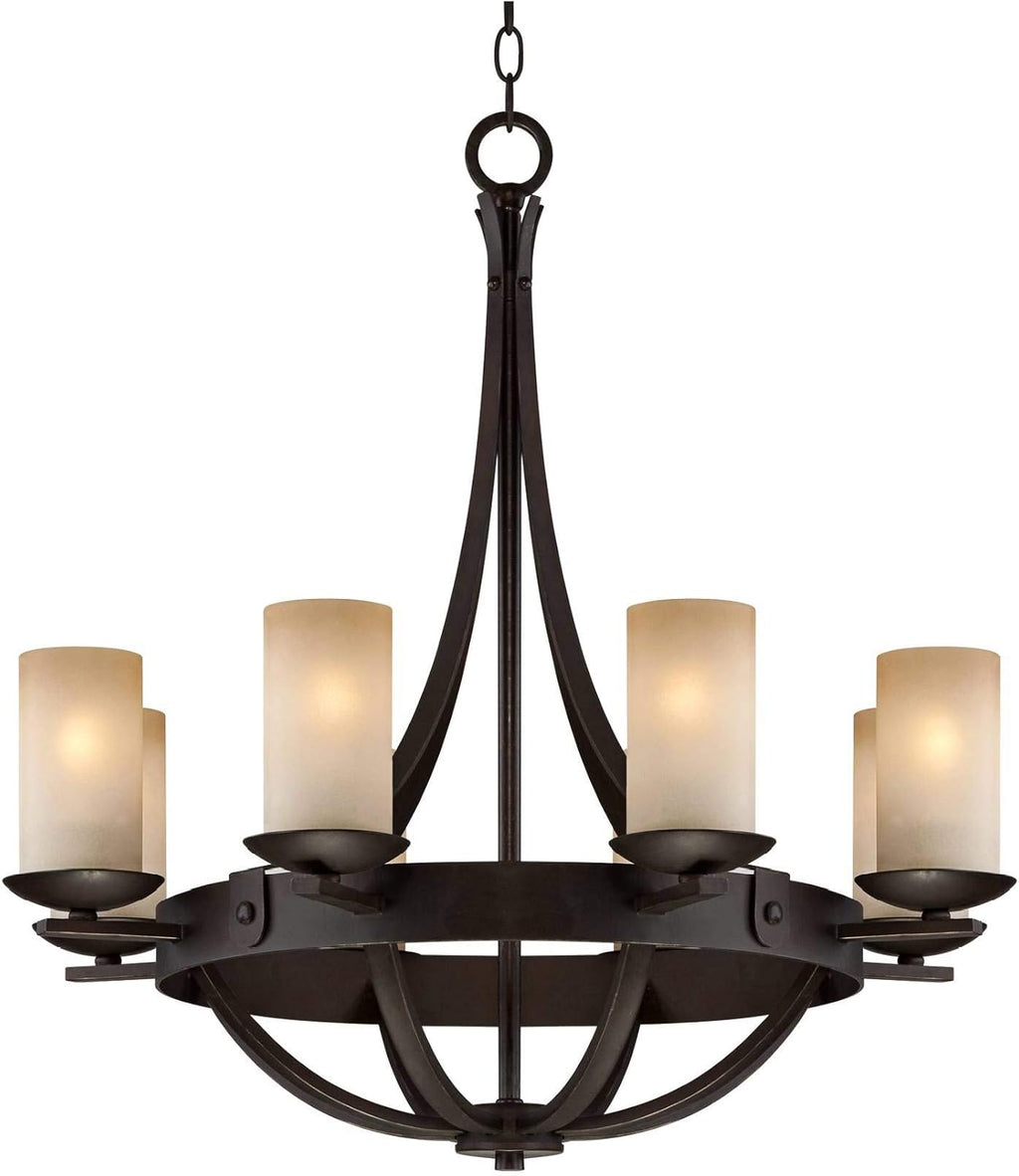 Vintage Glass Chandelier Ceiling Light Elegant Home Lighting