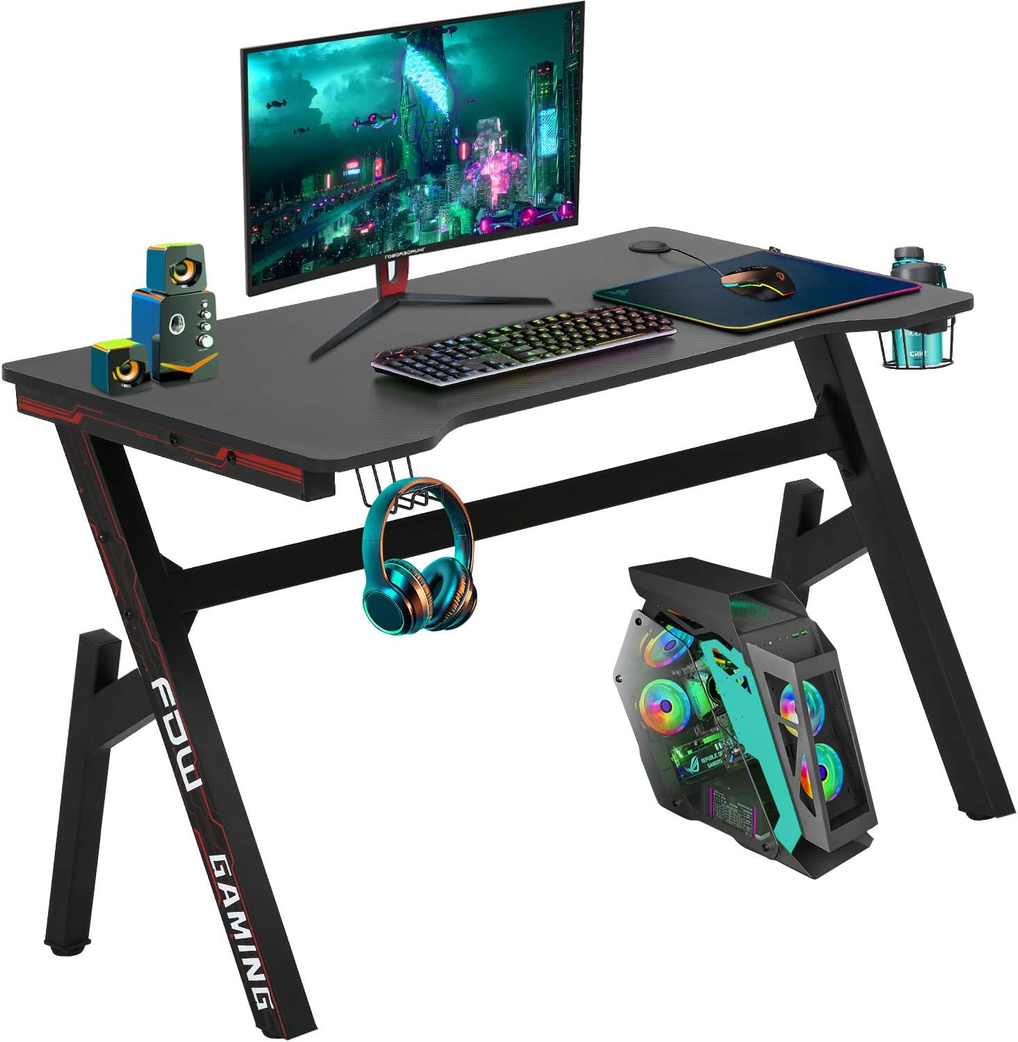 Elevate Your Workspace with a Modern Gaming &amp; Office Desk