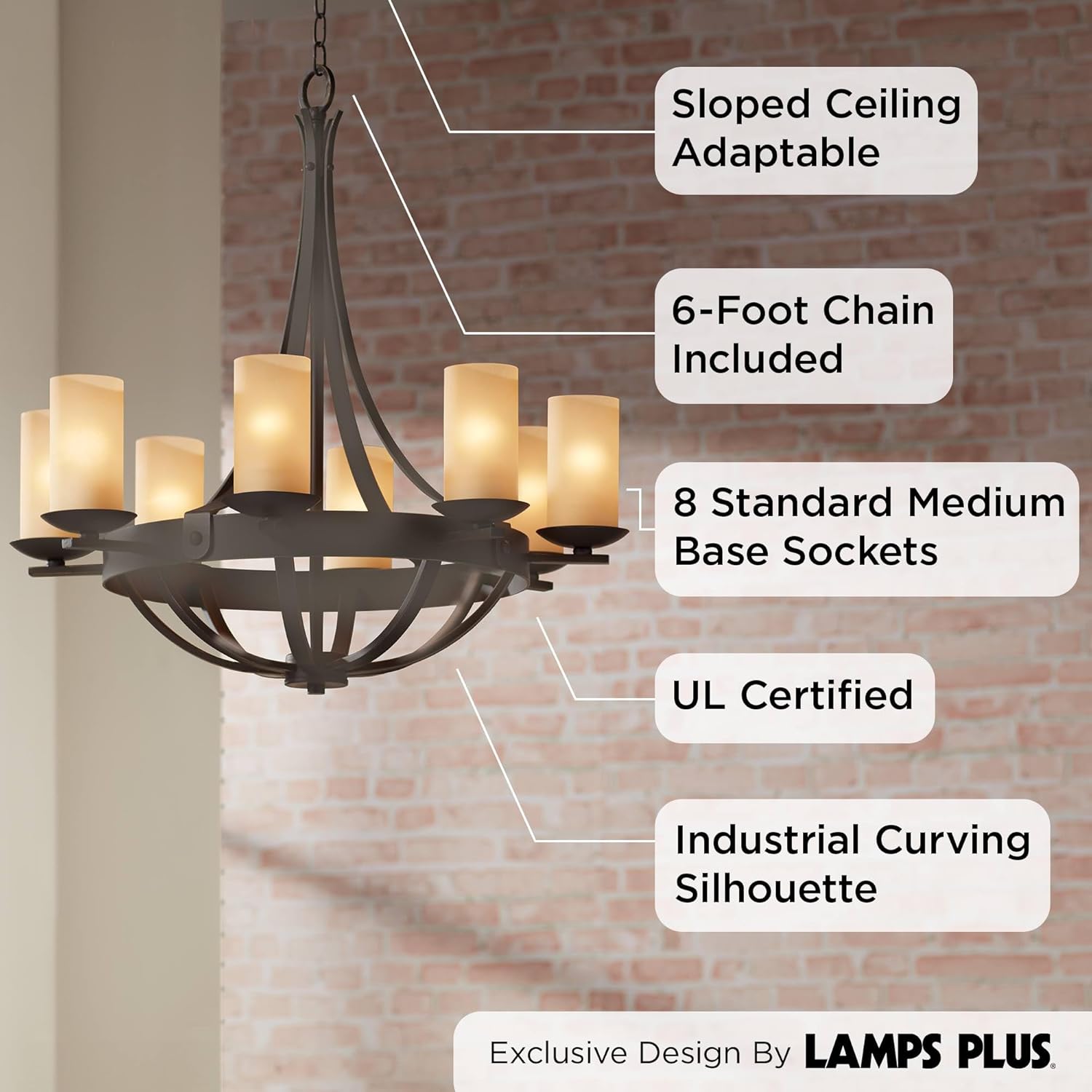 Vintage Glass Chandelier Ceiling Light Elegant Home Lighting