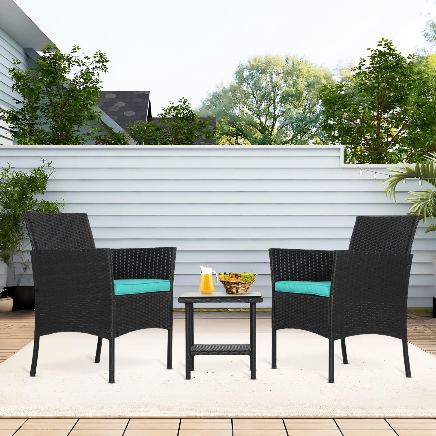 Outdoor Sectional Patio Set Comfortable Garden Conversation Sofa